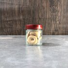 Kit Potes De Vidro Pianezza C/tampa Em Metal Vermelho 200ml Q