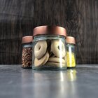 Kit Potes De Vidro Pianezza C/tampa Rosé 200ml Quantidade:1