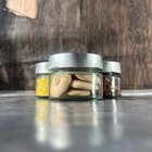 Kit Potes De Vidro Pianezza - Tampa Em Metal Prata 100ml Quan