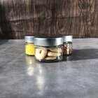 Kit Potes De Vidro Pianezza - Tampa Em Metal Prata 100ml Quan