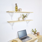 Kit Prateleira Em Madeira Mão Francesa Chapecó 2und 90cm - Br