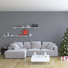 Kit Prateleira Mdp 90x30+ Suporte Em Abs Brasforma Kpbb90x30