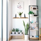 Kit Prateleira Mila 1.0 Legno/Preto – Mérito Movelaria