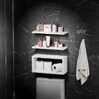 Kit Prateleira Nicho Bruges Para Banheiro Branco 40 X 12cm