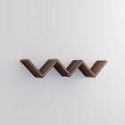 Kit Prateleira Nicho Buzios Nogal (madeira Escura) Para Quart