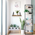 Kit Prateleira Thata 0.6 Legno/Preto – Mérito Movelaria