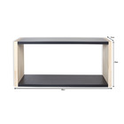 Kit Prateleira U Decoração Parede E Nicho Multiuso Mdf Preto