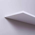 Kit Prateleiras 3 Unidades Branca 45x15cm Suporte Invisível