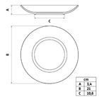Kit Prato Fundo Tramontina Leonora Em Porcelana 21 Cm 06 Peça