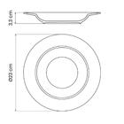 Kit Prato Fundo Tramontina Maria Augusta Em Porcelana 23 Cm 0