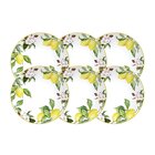 Kit Prato Raso Tramontina Carmen Em Porcelana Decorada 28 Cm