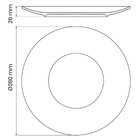 Kit Prato Raso Tramontina Rústico Marrom Em Porcelana Decorad