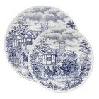 Kit Pratos Rasos E Fundos 12 Peças Biona Cena Inglesa Oxford®