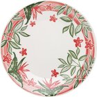 Kit Pratos Rasos E Fundos 12 Peças Biona Jardim Tropical Oxfo