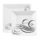 Kit Pratos Rasos E Fundos Quartier Tattoo Oxford® Porcelana 1