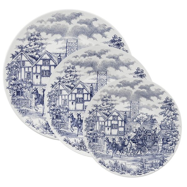 Kit Pratos Rasos Fundos E Sobremesa 18 Peças Biona Cena Ingle