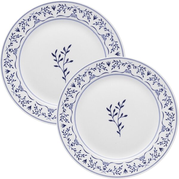 Kit Pratos Sobremesa Lanche 10 Pessoas 10 Pçs Flamingo Ming