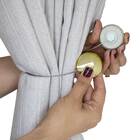 Kit Prendedores De Cortina Magnéticos Londres 02 Peças - Dour