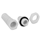 Kit Prensa Cabo Cinza Espiral Pg16-e 3 Peças