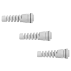 Kit Prensa Cabo Cinza Espiral Pg16-e 3 Peças