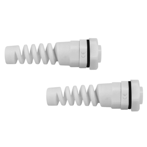 Kit Prensa Cabo Cinza Espiral Pg7-e 2 Peças