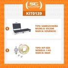 Kit - Prensa Sanduicheira Sem Gaveta Conjugada 95 Cm Gás Vscg