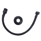 Kit Preto/black Válvula Click + Sifão + Engate Flexível