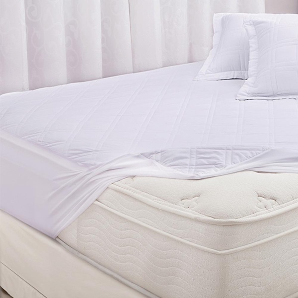 Kit Protetor De Colchão Casal Impermeável + Saia Para Cama Bo