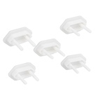 Kit Protetor de Tomada Branco 5 Peças Sforplast