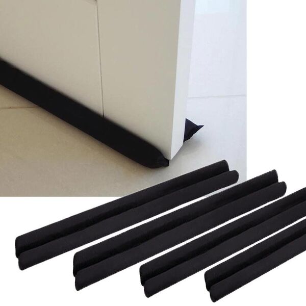 Kit Protetor E Veda Porta Contra Insetos E Poeira 80cm - 04 P