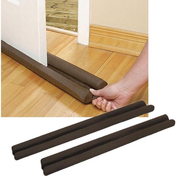 Kit Protetor E Veda Porta Contra Insetos E Poeira 90cm - 02 P