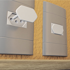 Kit Protetor para Tomada Branco 5 Peças Sforplast