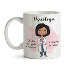 Kit Psicóloga Feminino Caneca Almofada E Agenda Cabelo:preto