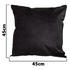 Kit Puff Banqueta 40cm + 2 Almofadas Decorativas 45cm Para Sa