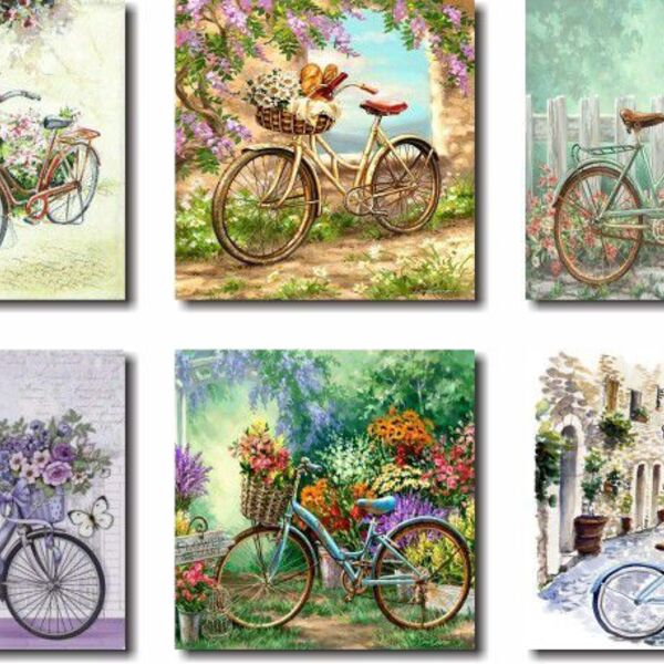 Kit Quadrinhos De Bicicletas Vintage