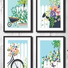 Kit Quadrinhos De Paisagem E Jardim