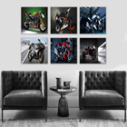 Kit Quadro 6 Peças Motos Velozes
