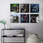 Kit Quadro 6 Peças Motos Velozes
