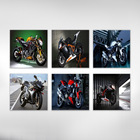 Kit Quadro 6 Peças Motos Velozes