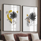 Kit Quadro Decorativo 3 Peças 60x40 Model. Linhas Verdes Preta