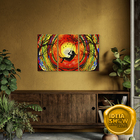 Kit Quadro Decorativo Abstrato Menina No Balanço Sala Quarto