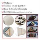 Kit Quadro Decorativo Abstrato Texturas Com Moldura Prata - 1