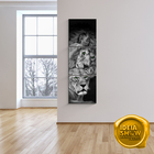 Kit Quadro Decorativo Grande Casal Leoes Família Leao 60x180