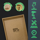 Kit Quadro Decorativo Personalizado Sua Foto Sala Quarto 4un