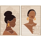 Kit Quadro Em Canvas - 2 Peças