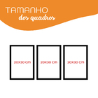 Kit Quadro Infantil Personalizado Envie O Nome1 20x30 3 Pçs -