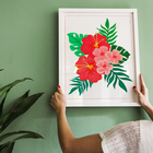 Kit Quadro Para Sala E Escritório Moldura E Vidro Grande Ante