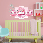 Kit Quadros Decorativo Quarto Infantil Unicórnio Rosa Menina