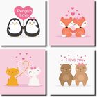 Kit Quadros Decorativos  De Amor Para Quarto M2