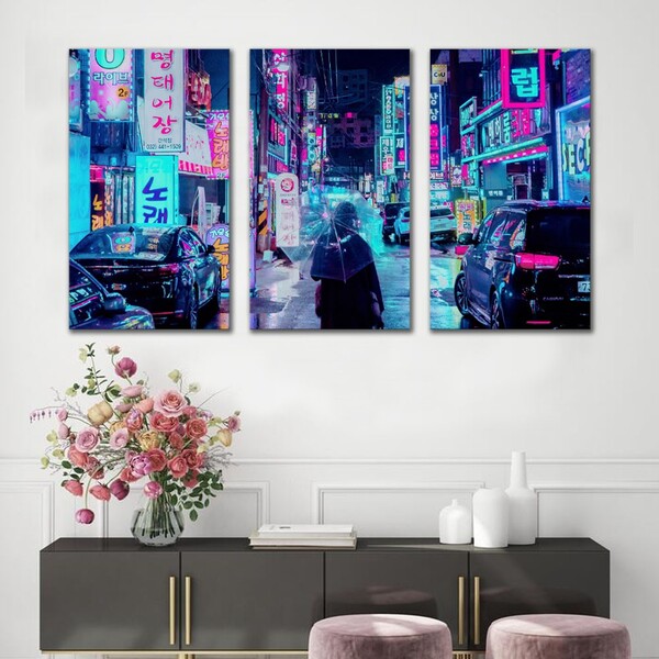 Kit Quadros Decorativos  Tokyo